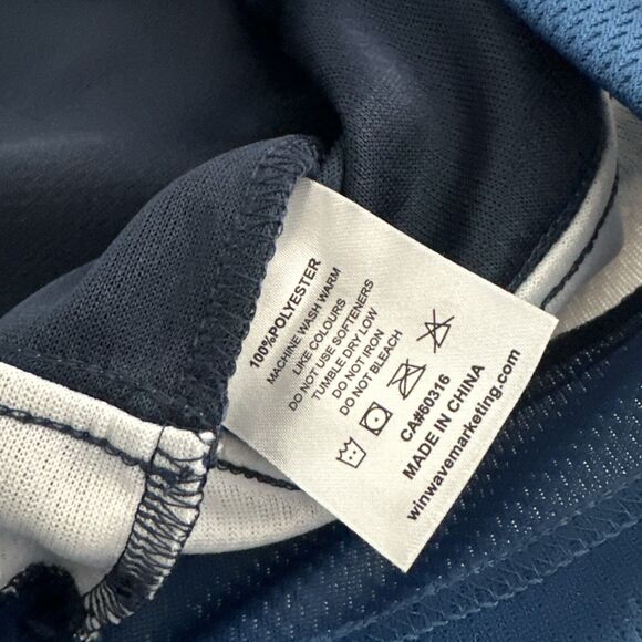 Winnipeg Jets Colors Blank Monkey Hockey Jersey Adult Size GC Goal Cut Blue - Picture 8 of 9